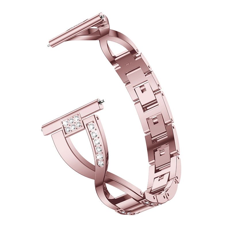 20 22mm For Samsung galaxy watch 3 41mm 45mm Active 2 40mm 44mm luxury Stainless Steel Strap band Watchband Metal Aolly Bracelet