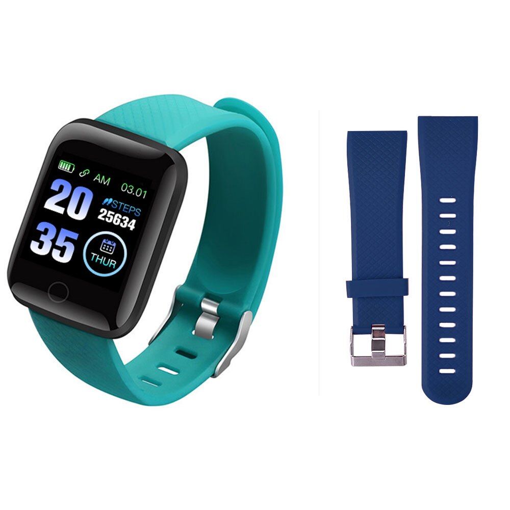 116 Plus Smart Wristband D13 Sports Fitness Bracelet D18 Smart Bracelet Blood Pressure Measurement Pedometer Smartband Watch