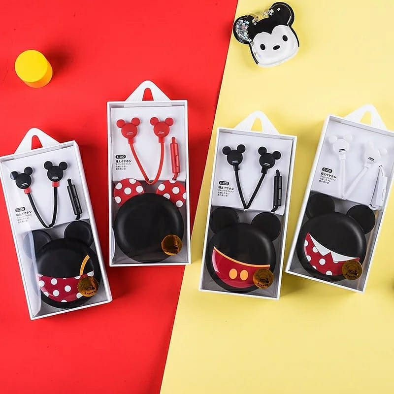 Cute Rabbit Cartoon Stereo Earphone with Ear-hook Sports Headset for Girls & Kids