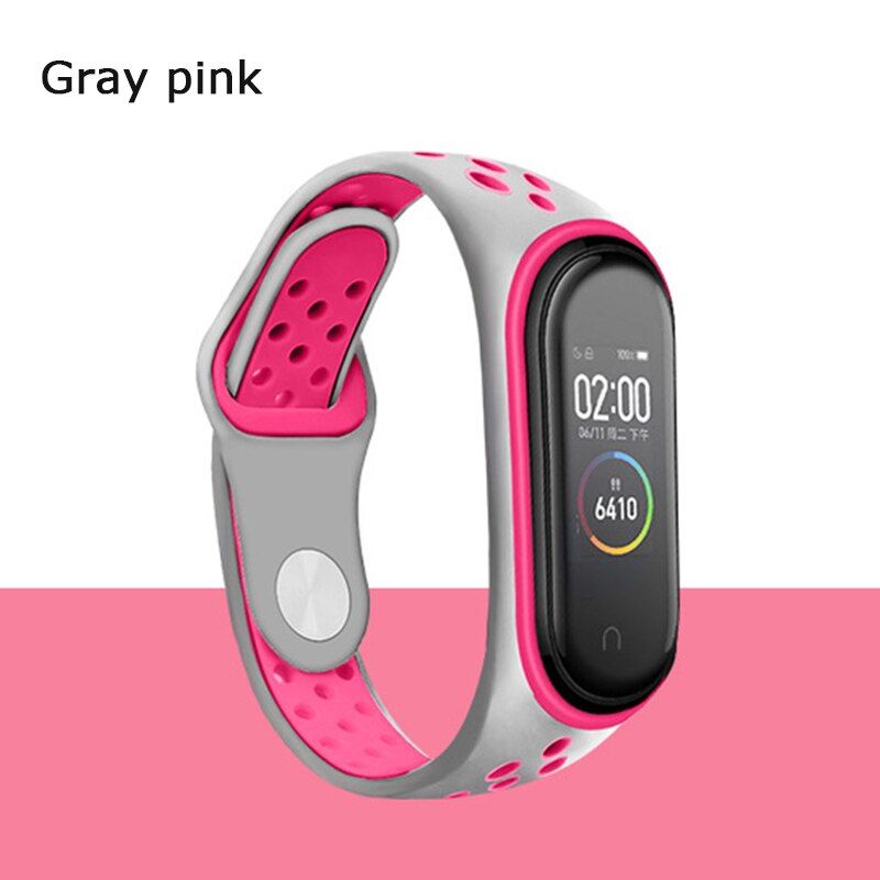 Bracelet for Xiaomi Mi Band 6 5 3 4 Sport Strap watch Silicone wrist strap For xiaomi mi band 3 4 5 6 bracelet Miband 5 6 Strap