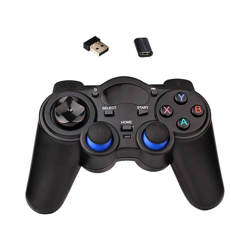 2.4G Wireless Game Controller Joystick Gamepad With Micro USB Converter Adapter For Android Smart Phone/tablet/TV Box/Smart TV