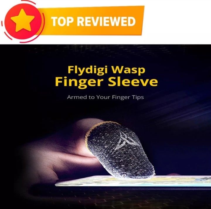 Gaming 1 Pair Breathable Mobile Finger Sleeve Press Trigger Game Controller Sweatproof Gloves