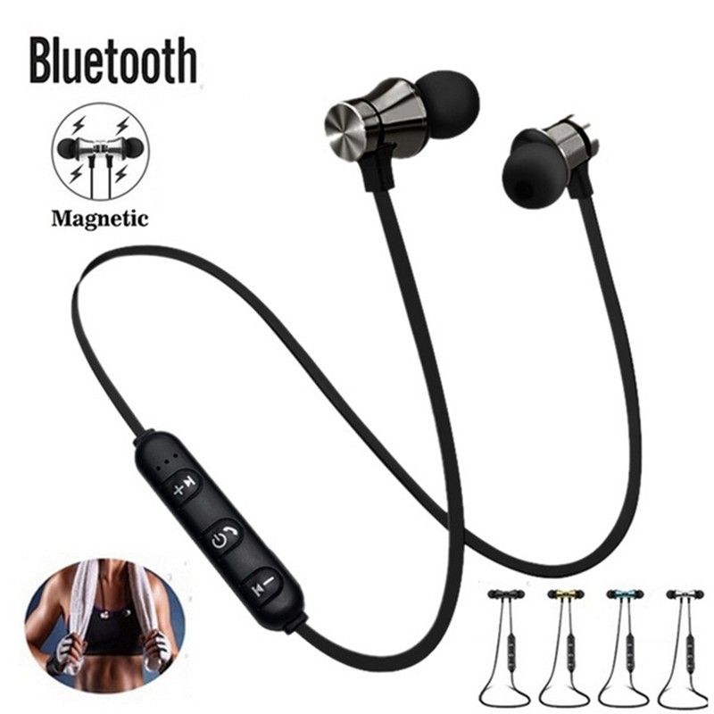 Wireless Sports Running Headset Magnetic Neck-hanging Bluetooth Earphones