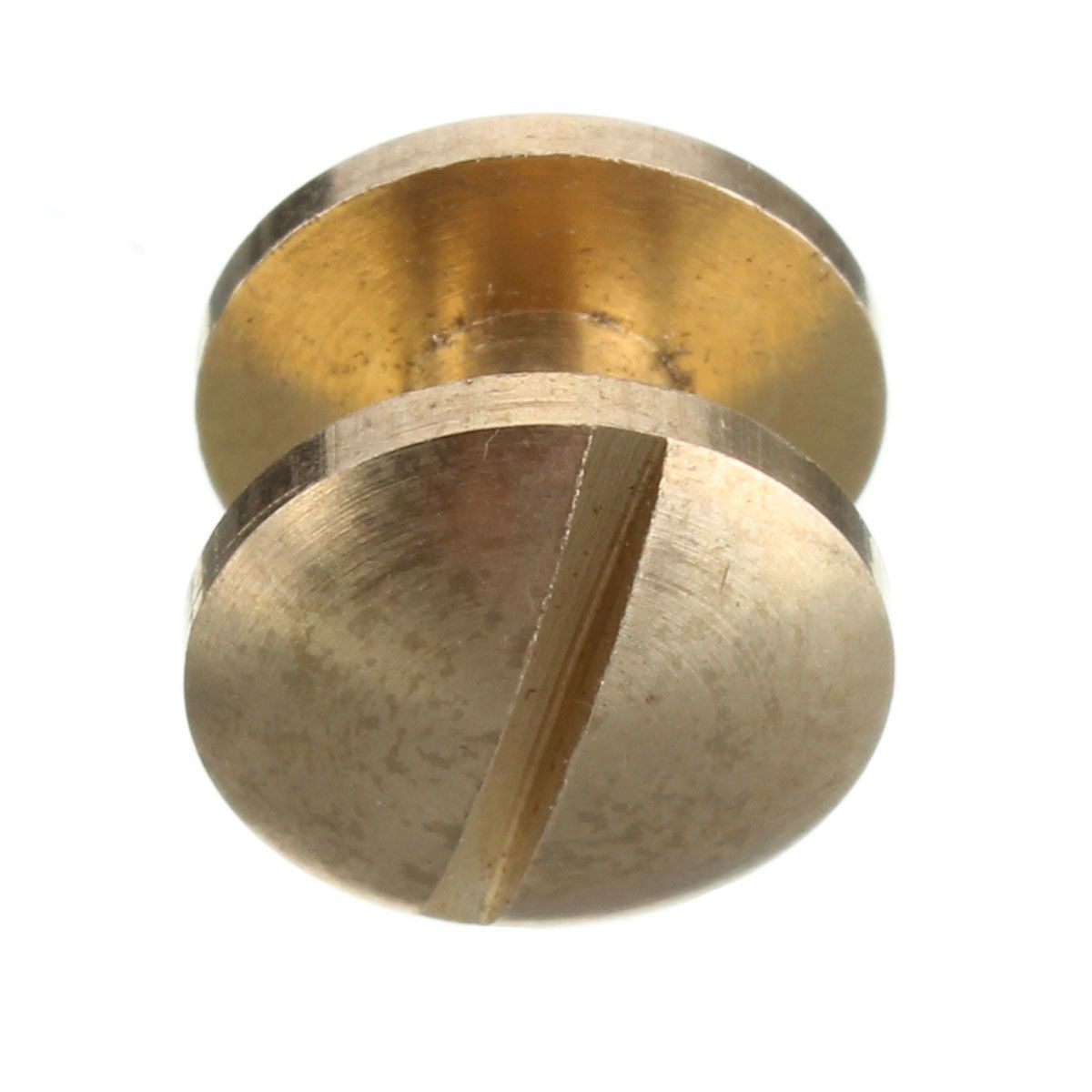 audio Arc Solid Brass Button Stud Screw Nail Screwback Leather Rivet Belt 4mm