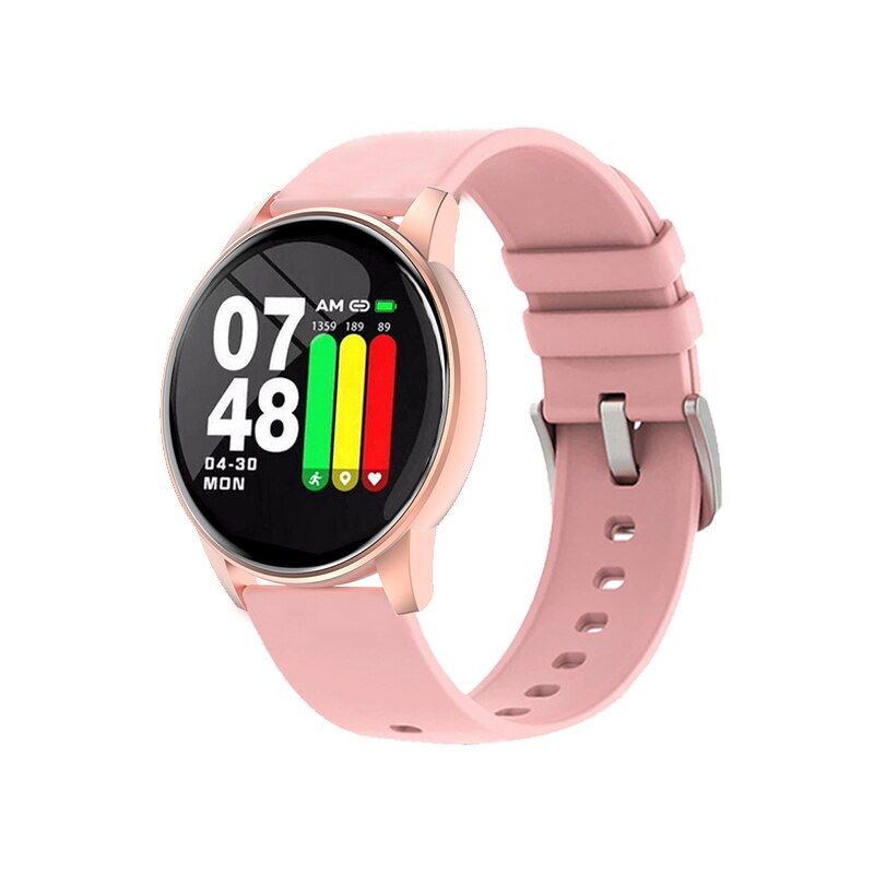 Smart Watch Round Women Waterproof Smartwatch Men Women Fitness Tracker Blood Pressure Monitor for Android IOS Smart Clock PK P8