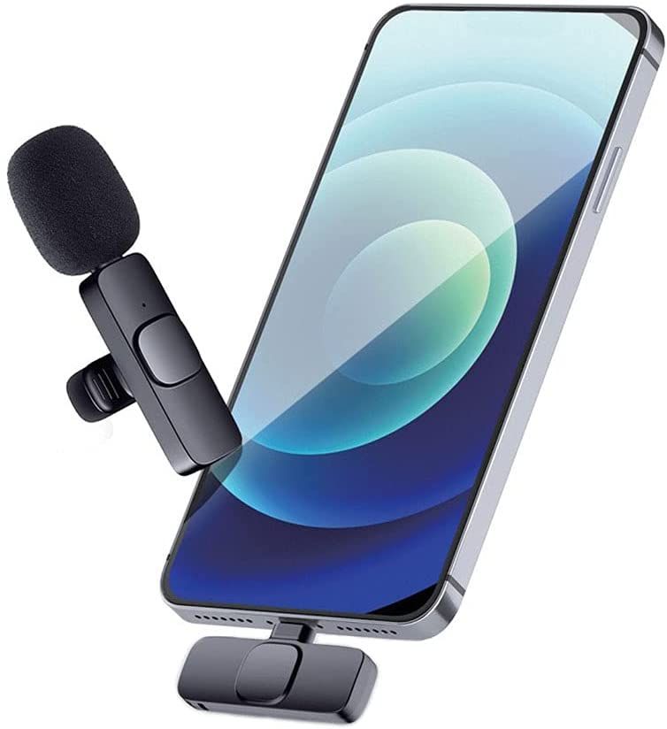 K8 Wireless Lavalier Microphone Portable Mini Mic for Type-C