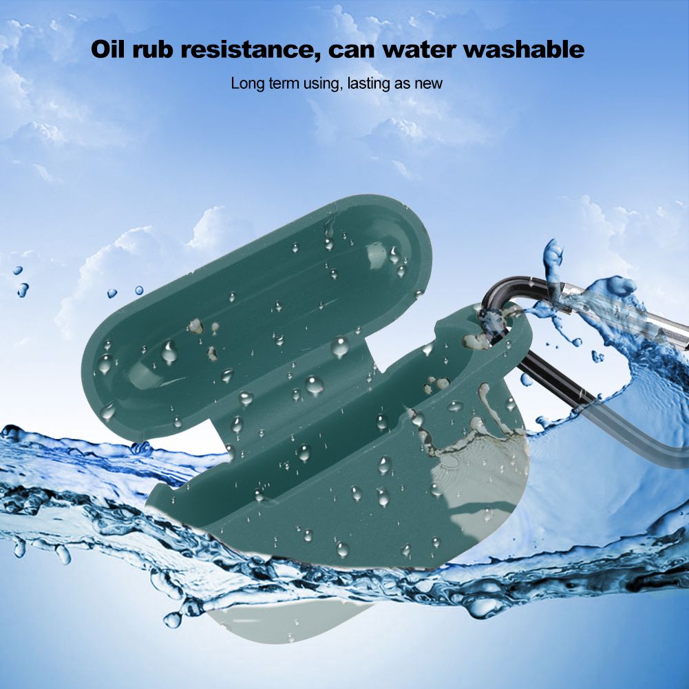 Headphone Protector 2PCS Advanced Silicone Earphone Case with Lock Buckle for IOS Pro