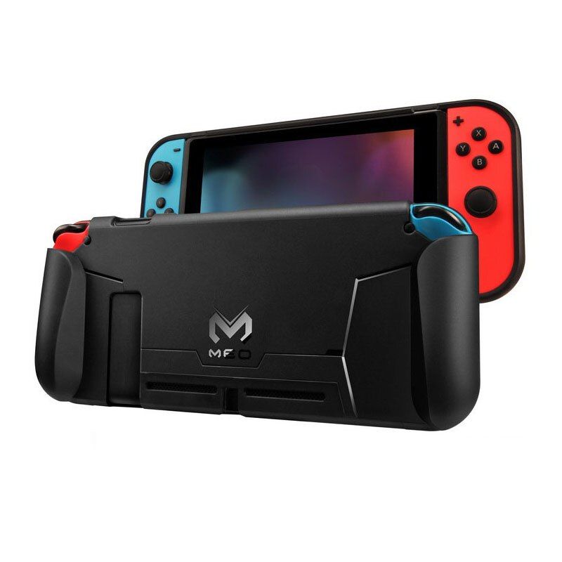 Nintend Switch NS Console TPU Protective Grips Cover Case Stores 4 Games for Nintendos Switch Controller Shock-Absorption Grips
