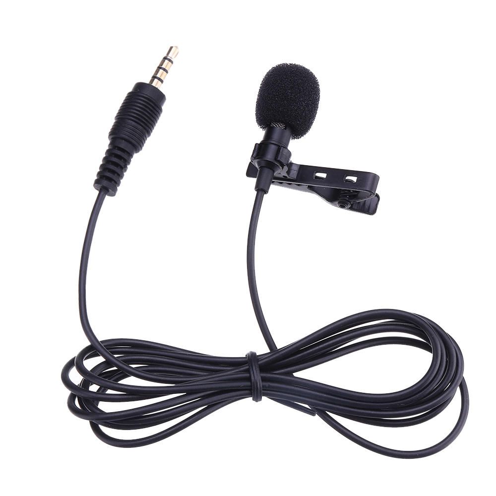 3.5mm Jack Microphone Tie Clip-on Lapel Mikrofon Microfono Mic for Mobile Phone - Microphone - Microphone - Microphone