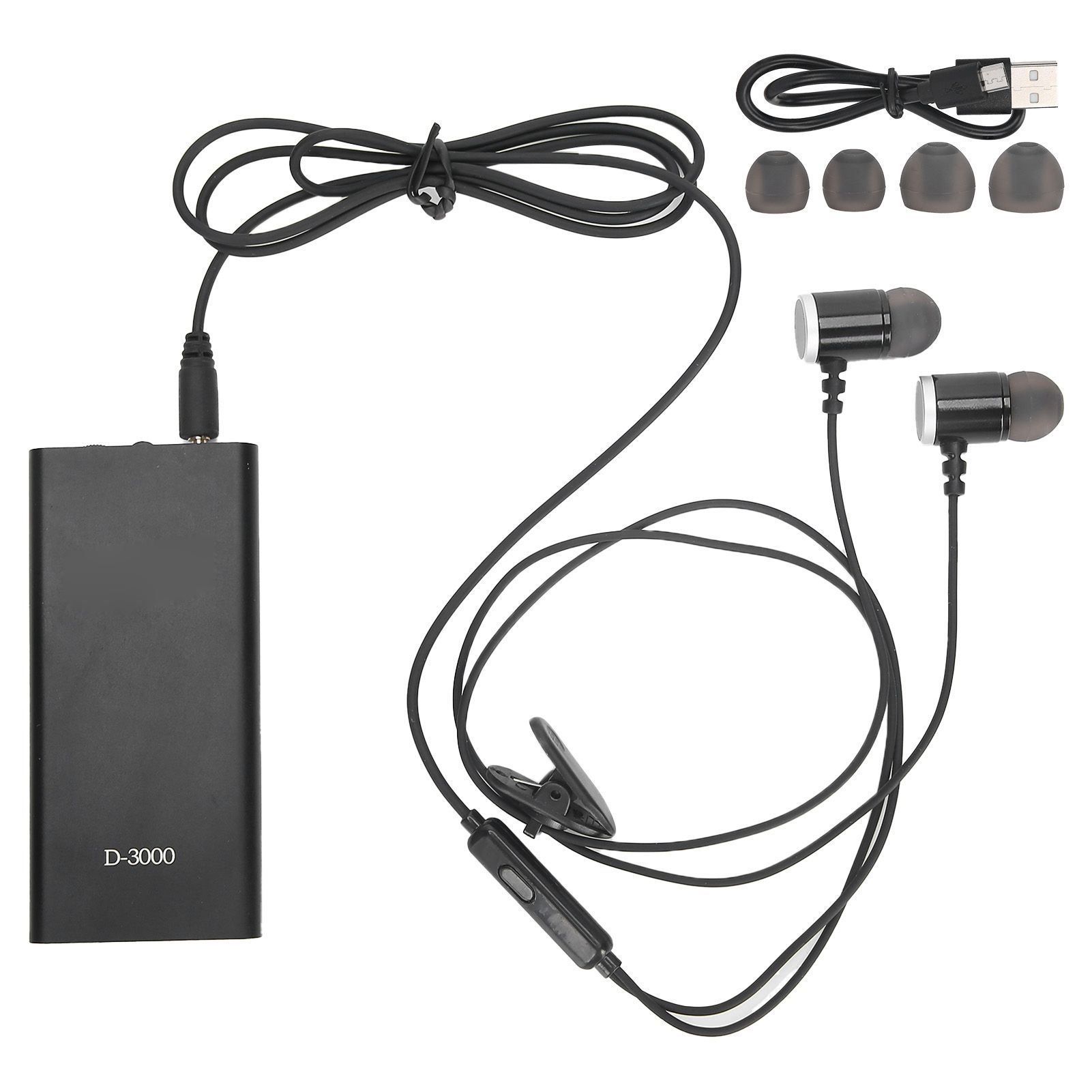 D3000 Digital Hearing Aid Sound Voice Amplifier In-Ear Enhancer Noise Reduction