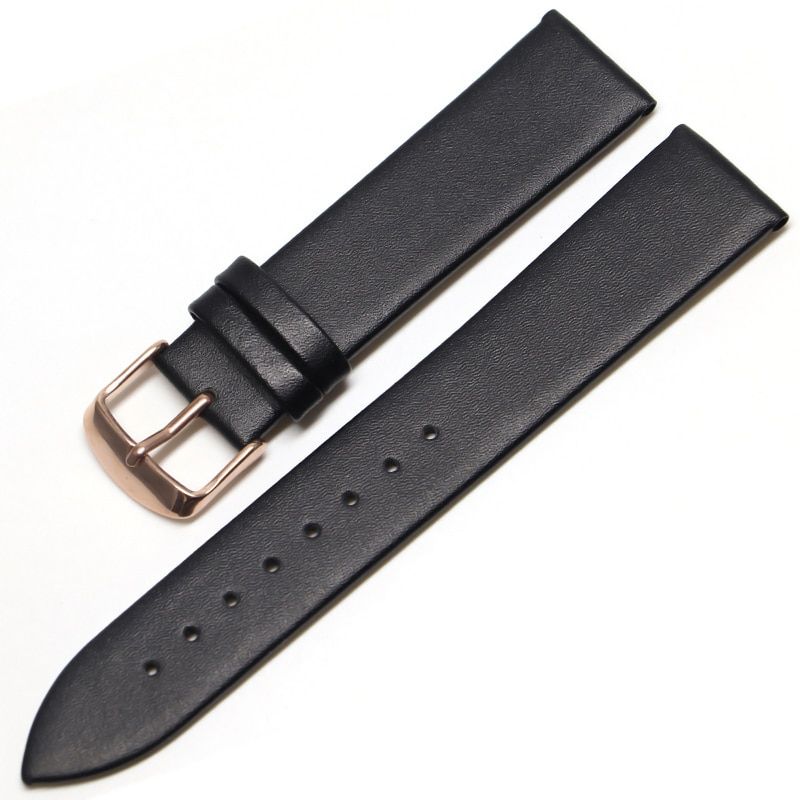 Leather Watchband 18mm 20mm 14mm 16mm 22mm Wrist Watch Strap Men High Quality Brown Black Watchbands Bracelet Belt Band