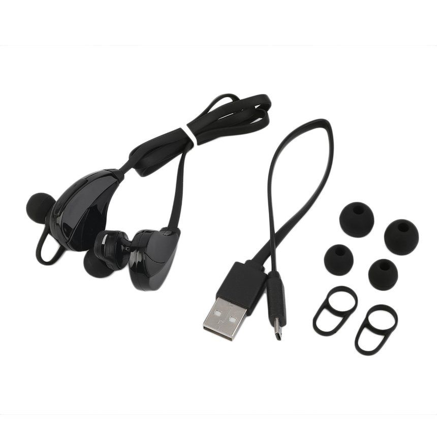 TE Z15 Universal Sports Wireless In-Ear Headphones Flat Stereo Earphone Built-in Microphone Portable Headphones