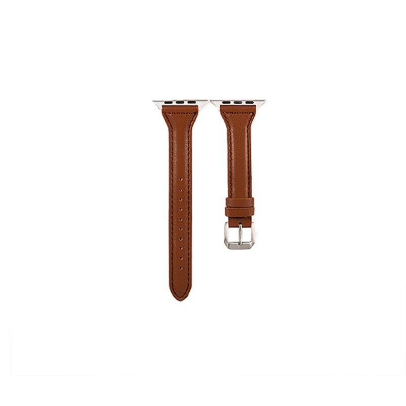 Smart Watch  Strap for Apple Watch Band 40mm 44mm 38mm 42mm Series SE 654321 Woman Leather Watch Band