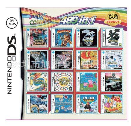 520in1 NintendoNDS DS All In 1 Compilation Video Game Video Game Card for Nintendo DS 3DS 2DS 3DSLL NDSI 482 In 1 502 In 1 Toys