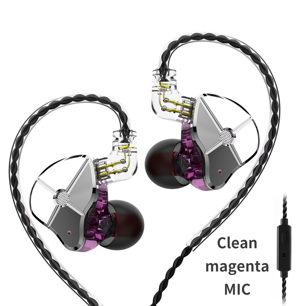 TRN ST1 1BA 1DD Hybrid Metal In Ear Earphone IEM HIFI DJ Monitor Sport Earphone Earplug Headset TRN STM V80 ZS10 PRO VX CA16 M10