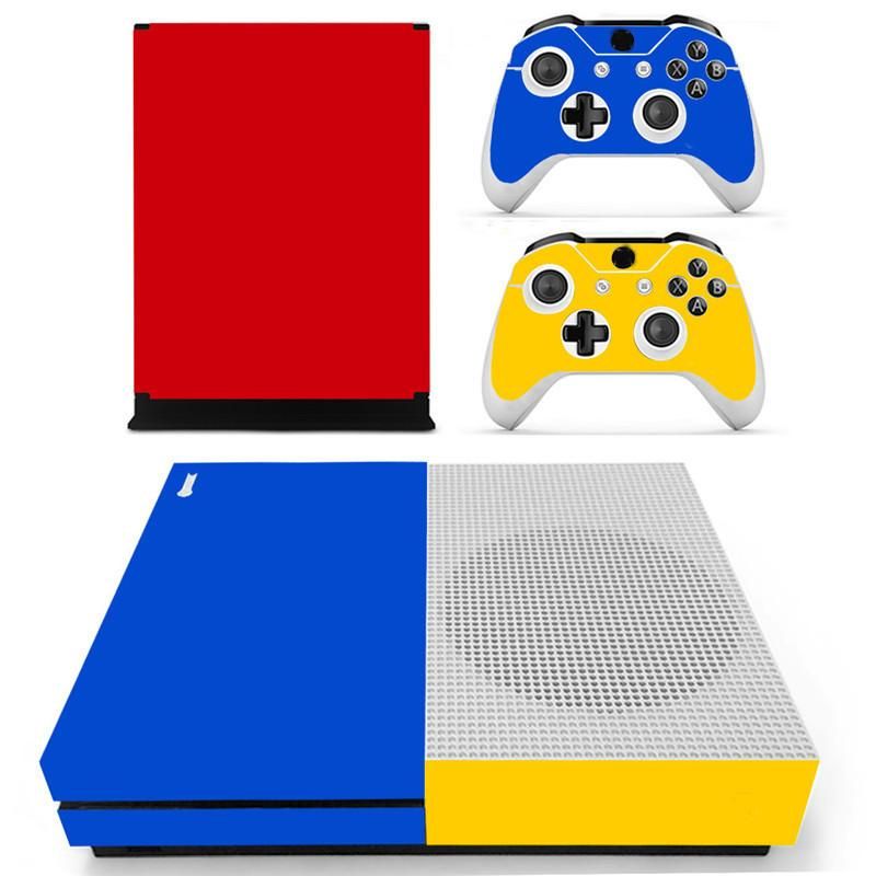 Designer Skin for XBOX ONE S Gaming Console+2 Controller Sticker Decal