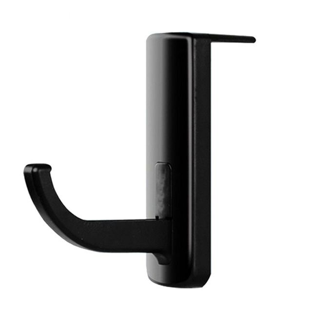 Ouhaobin Black Headphones' Stand Universal Headphone Headset Hanger Wall Hook PC Monitor Earphone Stand Rack Holder rack with Durability