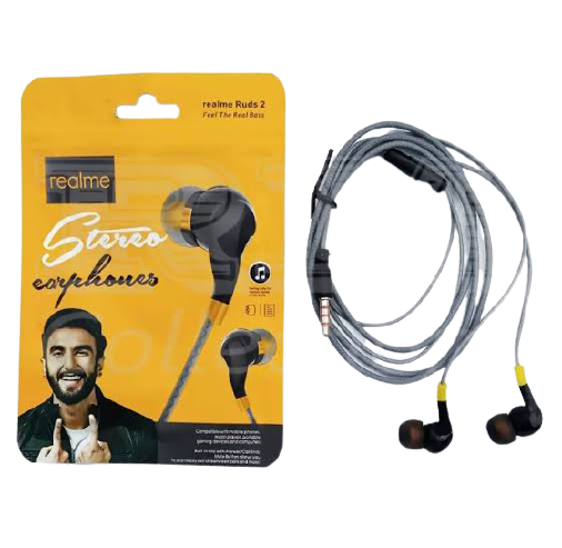 Realme buds 2 Wired Earbud In-ear mi Bass Subwoofer Stereo Earphones Hands-free 3.5mm