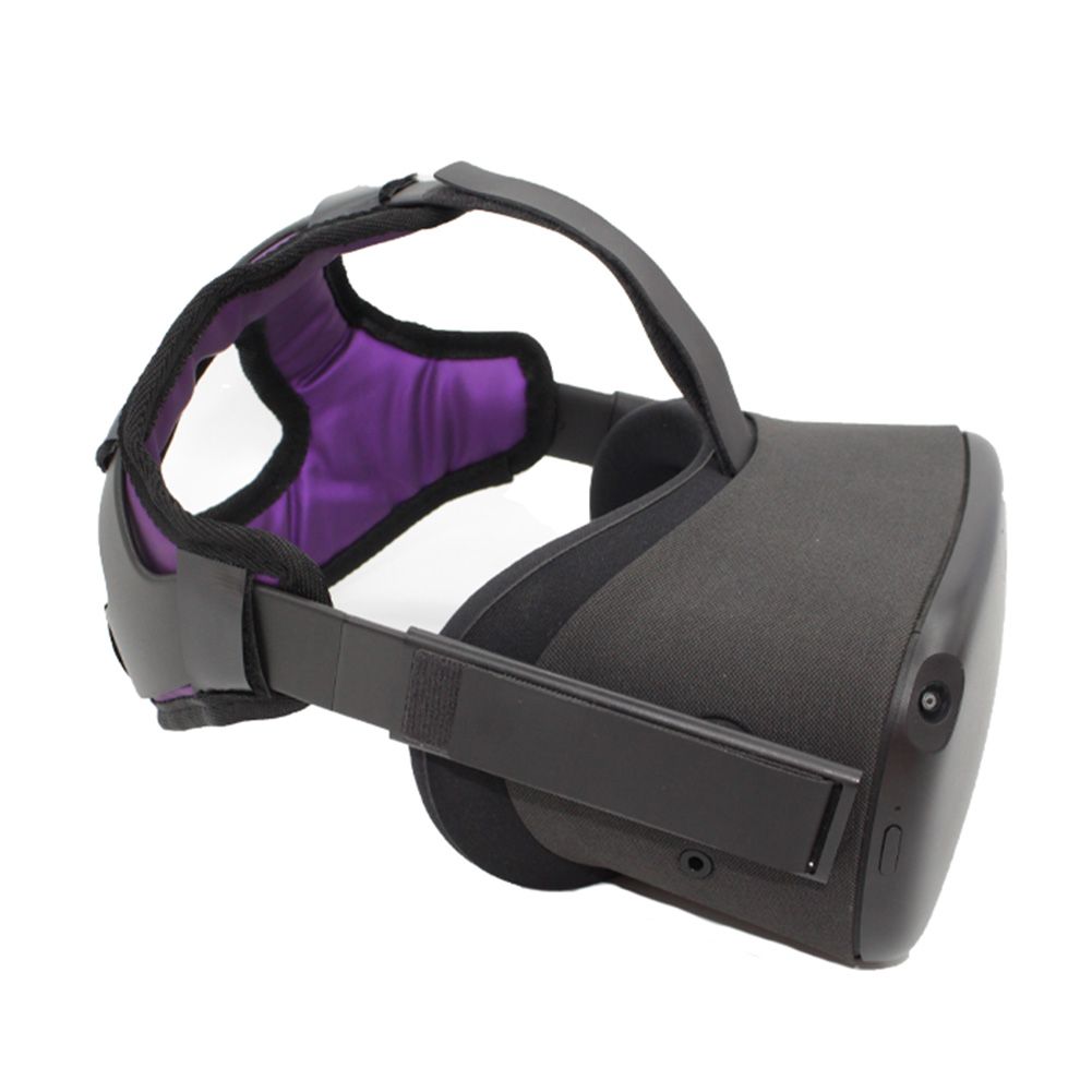 Easy Install Gravity Pressure Balance Headband Fixing Accessories Easy Clean PU Leather Comfortable Head Strap Pad Non Slip Virtual Reality Soft Durable For Oculus Quest VR Headset