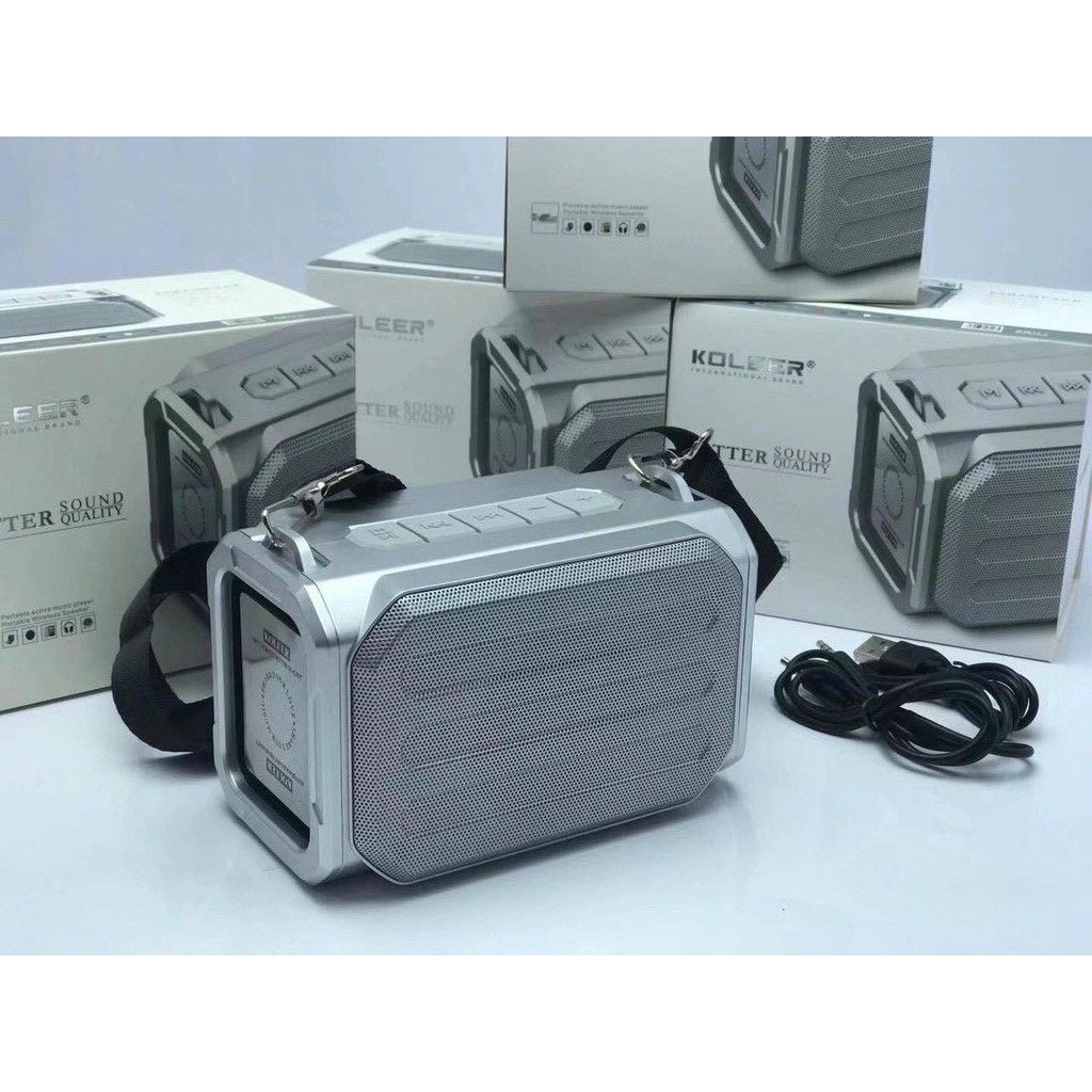 Koleer S159 high-end bluetooth speaker - 10W powerful bass portable resonator speaker