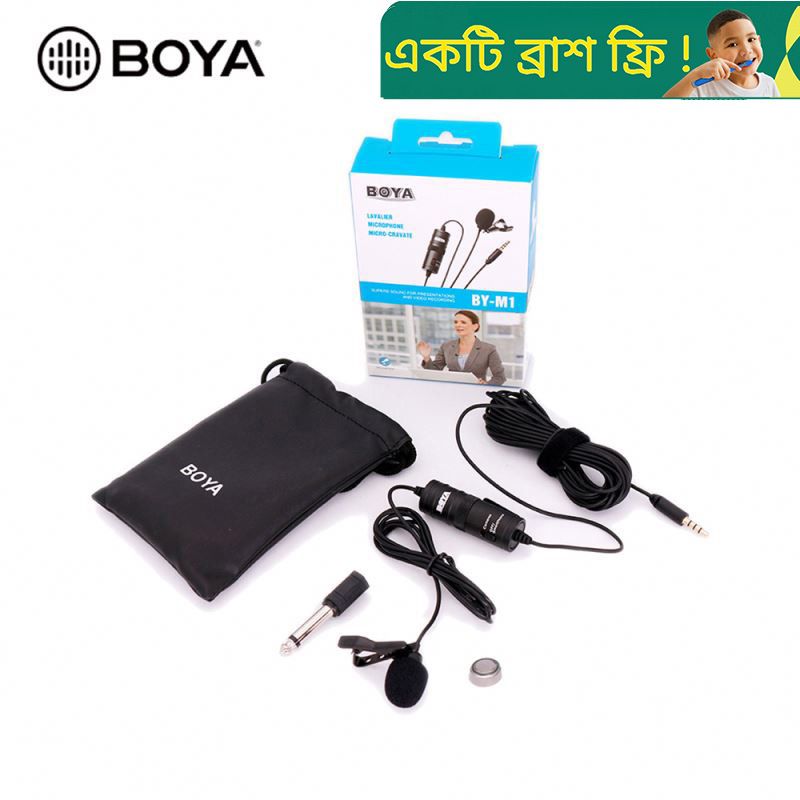 Mic Microphones By M1 Boya Lapel Microphone