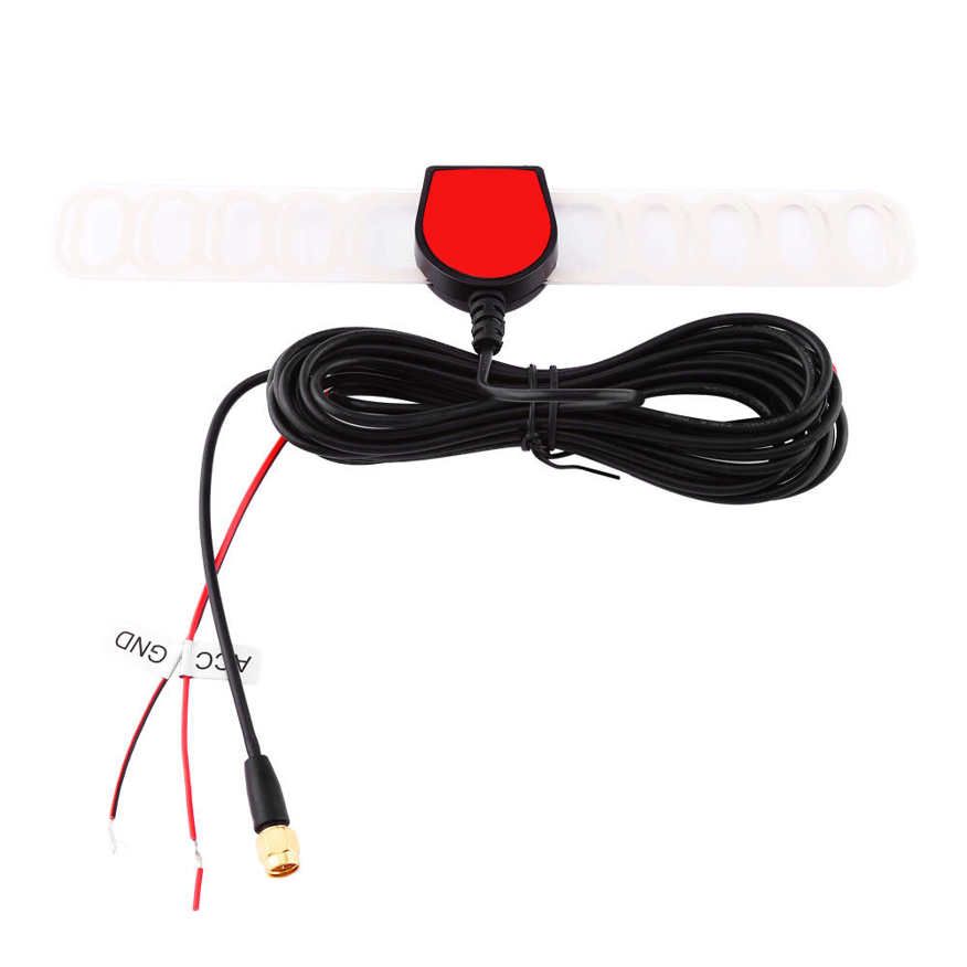 Car Universal Digital TV Aerial Amplifier Booster FM DVB-T Antenna With SMA (M) Plug Connector - intl