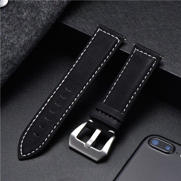 7 Colors Vintage Matte Leather Watchband Men Women 18mm 20mm 22mm 24mm Strap Luxury Brand Watch Band Accessories