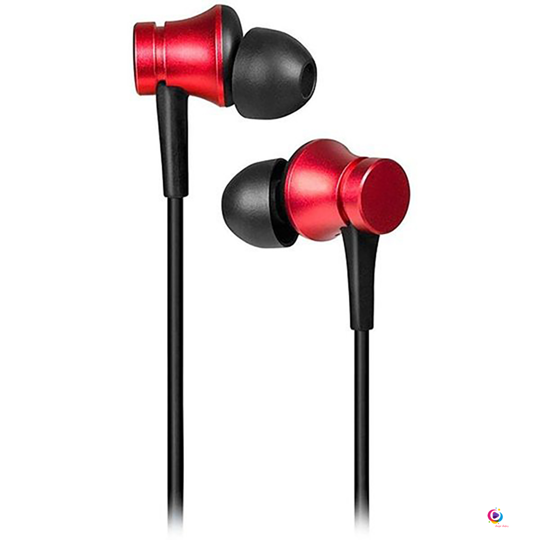 Mi Earphone Basic In Ear Wired Earphones With Mic, Ultra Deep Bass & Aluminium Alloy Sound Chamber - Headphone - Earphone