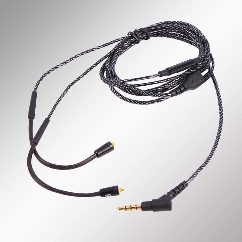 3.5mm Audio Cable Replace Upgrade Cord Jack For SHURE SE535 SE425 SE315 SE215 SE846 Headphone