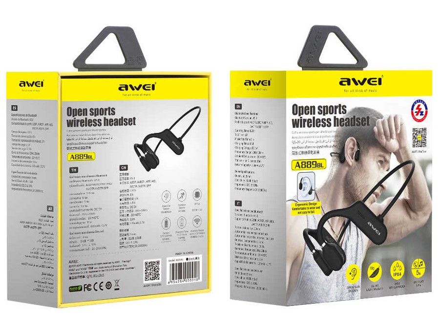 Awei -Air Conduction Sport Wireless Headset(A889BL)