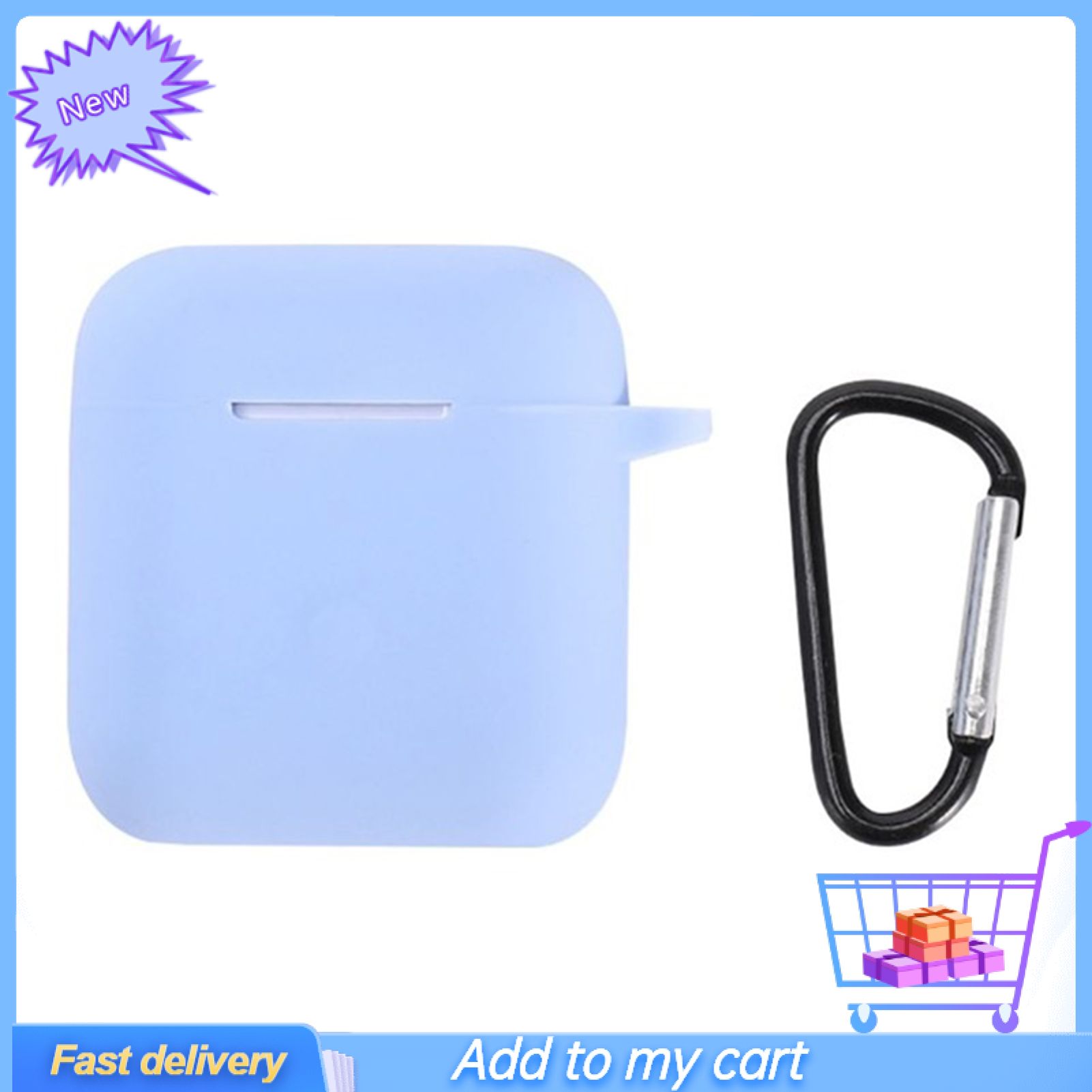 GreenForest Protective Shell Dustproof Safe Silicone Earphone Protective Cover for QCY T8