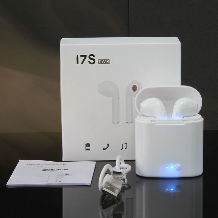 HBQ i7s Double Dual Mini Wireless 4.1 Bluetooth Earphone With Power Case HBQ i7s TWS Earbuds i7s TWS Headphone/Wireless Earphone
