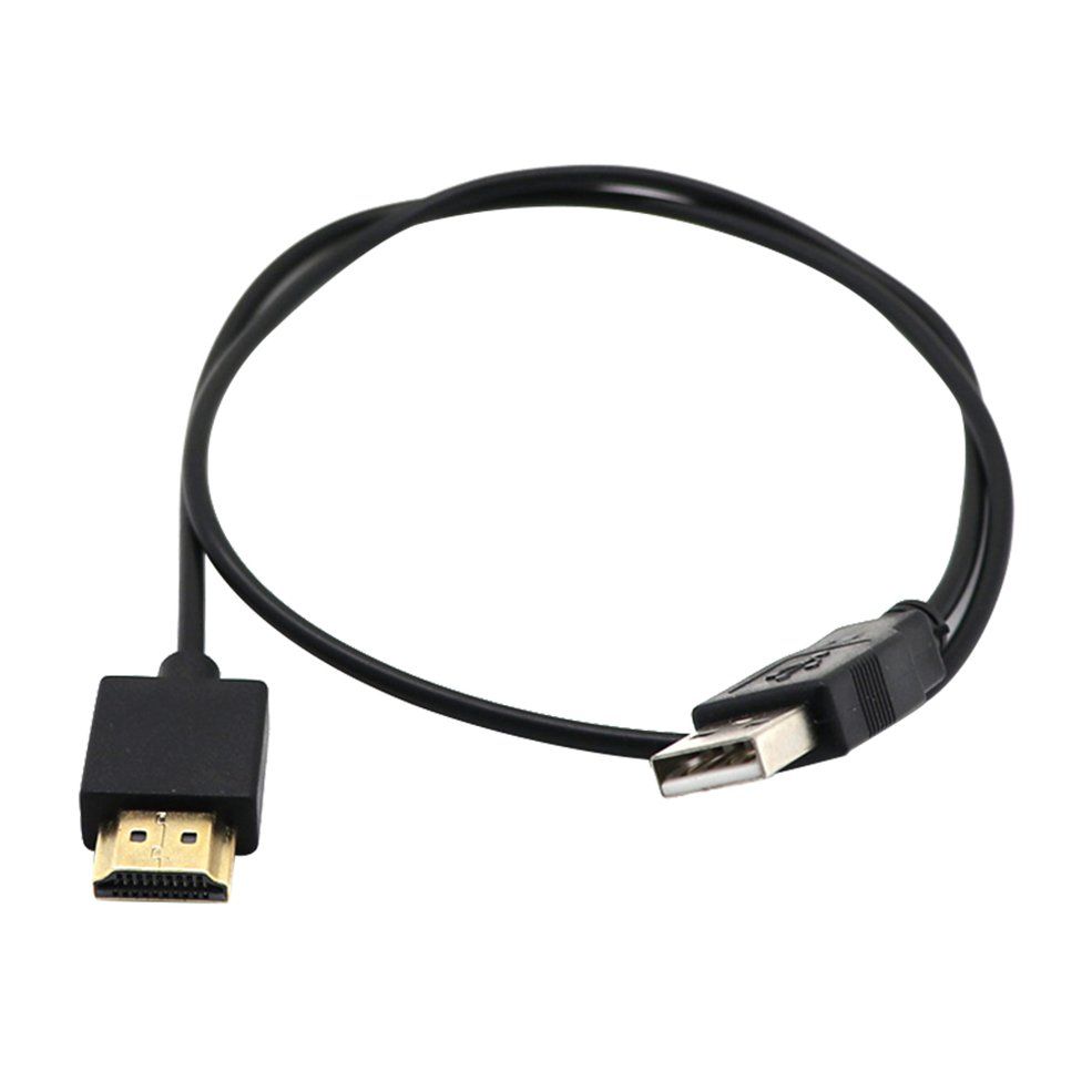 0.5 Meters High Precision USB To HDMI-compatible Cable Male Charger Cable