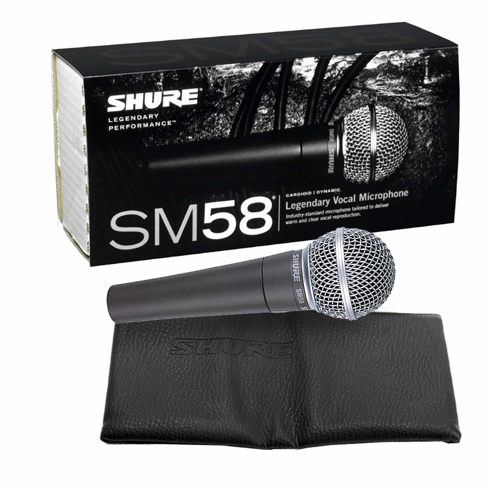 SM 58 - LC Dynamic Vocal Microphone - Black