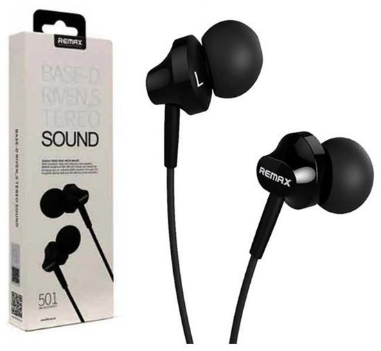 Remax Rm 501 In Ear Earphone Stereo Headset Metal Body
