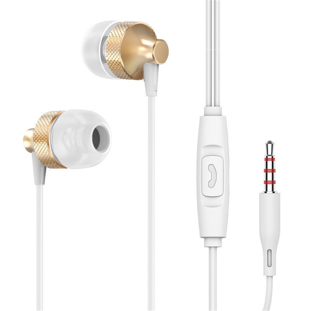 QIIHII Hifi Ear Phones For Smartphone Sport Earbuds Earphones With Microphone Noise Canceling Headphone In Ear Headphones