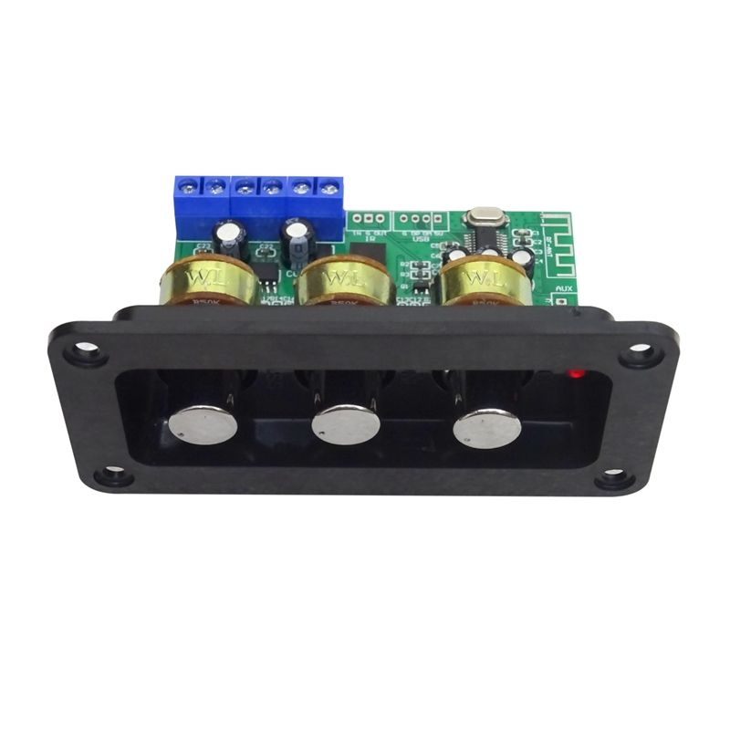 Bluetooth Amplifier Board 20Wx2 Stereo Amp Sound Amplifiers AUX U Disk Decoder Treble Bass Adjustment