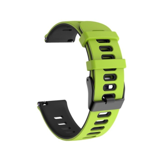Double Color 22mm Silicone Strap For Kieslect KR Pro Haylou LS05 IMILAB KW66 Huawei Watch 3 Pro Realme Watch 2 Pro  Mibro X1 IMILAB W12 Smartwatch 22MM Bracelet For Huawei Watch GT2 46MM honor watch Dream GS PRO Belt