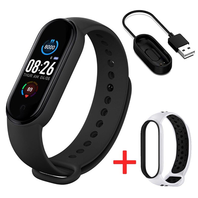 M5 Smart Watch Men Women Smart Watch Heart Rate Blood Pressure Sleep Monitor Pedometer Bluetooth-compatible for IOS Android