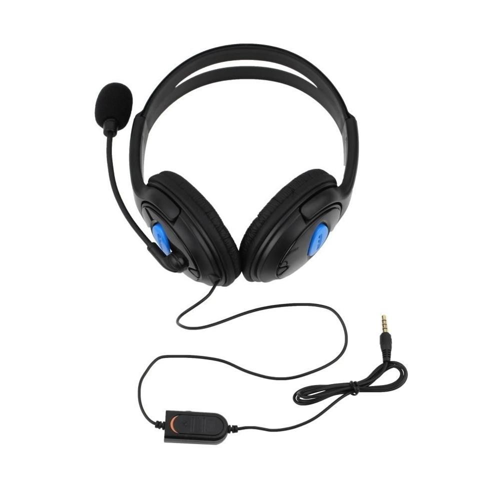Gaming Headset Headphone For Playstation 4 Video Game Earphone With Microphone 3.5mm Jack Stereo For Sony PS4 Controller Headset