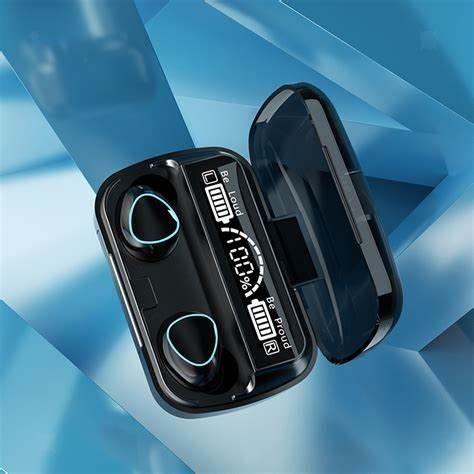 M10 TWS Earphone with LED Digital Display Touch 5.0 IPX7 Waterproof Mini Wireless Bluetooth Headset Headphone Q32 with Binaural HD Call Mini Headset
