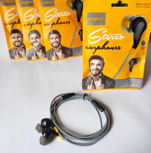 Realme buds 2 Wired Earbud In-ear mi Bass Subwoofer Stereo Earphones.