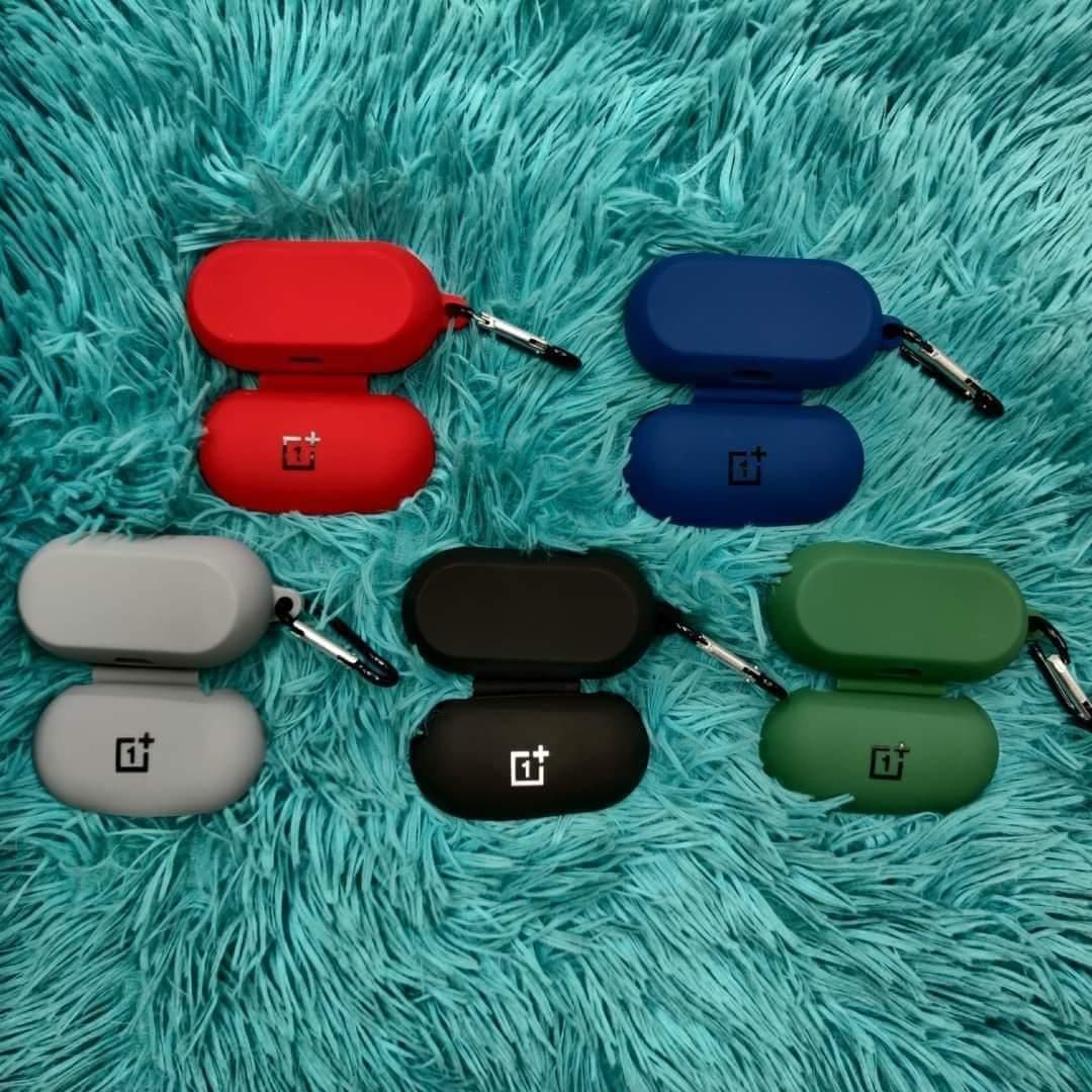 Oneplus Buds Z Only Case Premium Artificial Carrying Case Shockproof Earbuds Protective Cover Box for buds Soft Silicone Bluetooth Headphone Cover