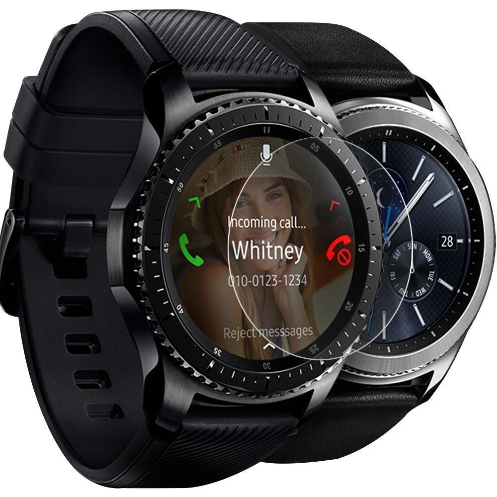 Gear S3 Tempered Glass Screen Protector for Samsung Smartwatch - Transparent