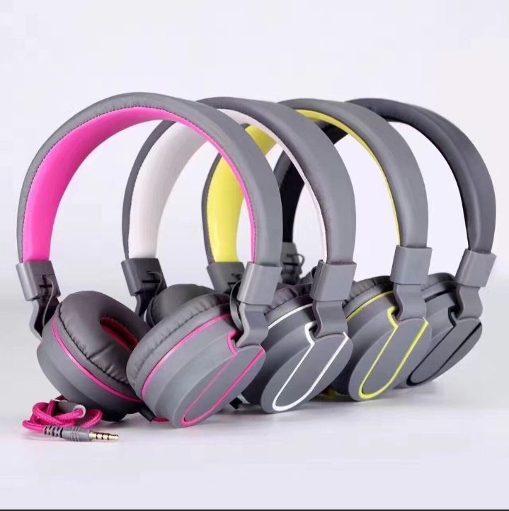 SHUER SE-5222 3.5mm Wired Headphones With Microphone Stereo Foldable Headsets Earphones