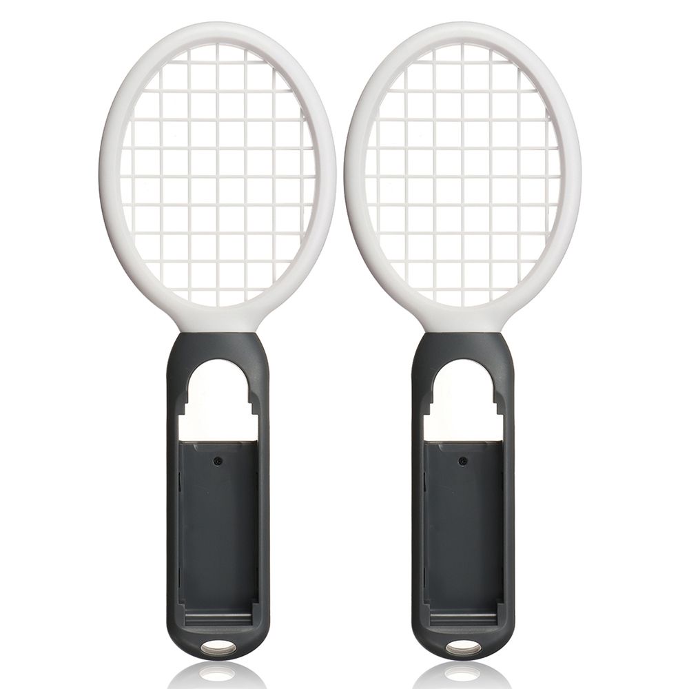 Electric Lifes 1 Pair ABS Tennis Racket Handle Gamepad for N-Switch Joy-con Game Controller Black
