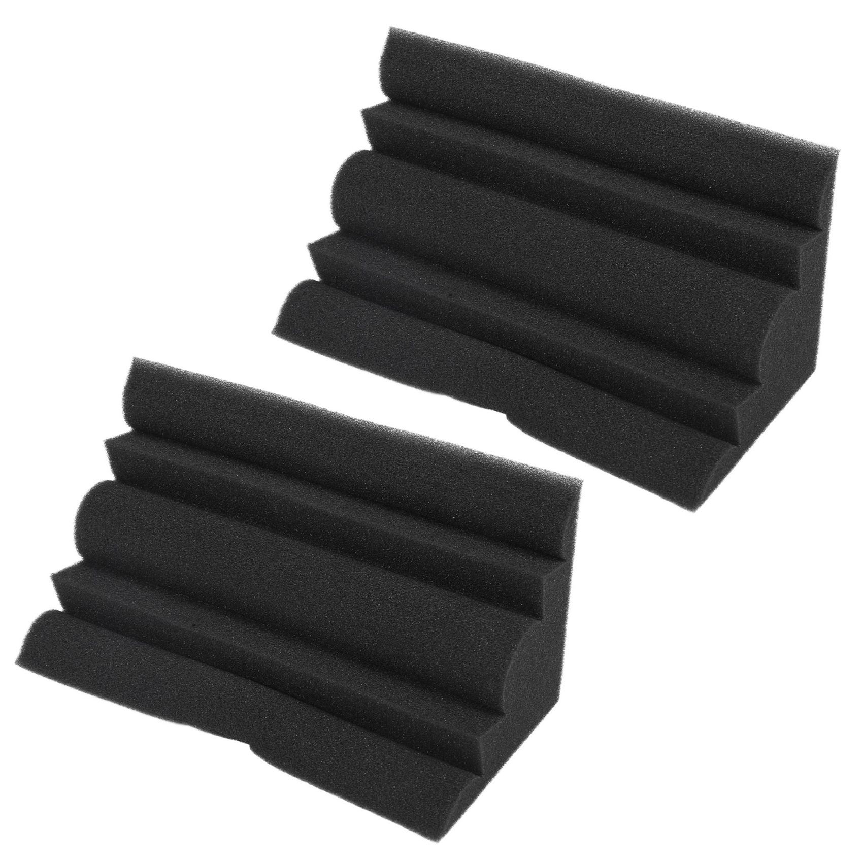 8 pcs Corner Bass Trap Acoustic Panel Studio Sound Absorption Foam 12x12x24cm