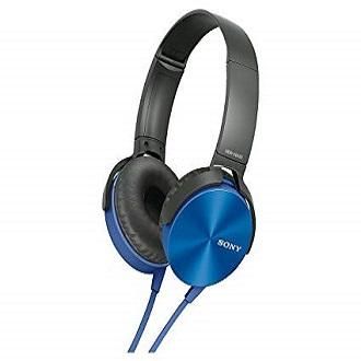 SONY MDR-XB450 Over The Ear Extra Bass Headphone - Blue and Black