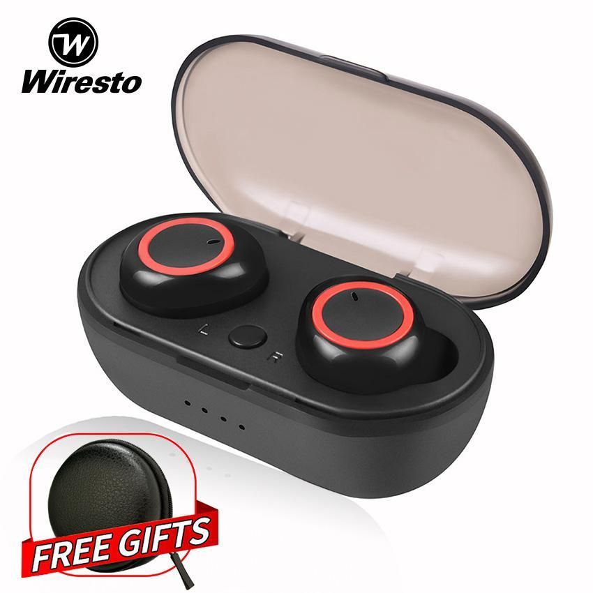 Wireless Earbuds Mini Bluetooth Earphone Headphone Bluetooth 5.0 Sport Earpiece Small Invisilble Headset with Microphone Free Case Box Charging Case