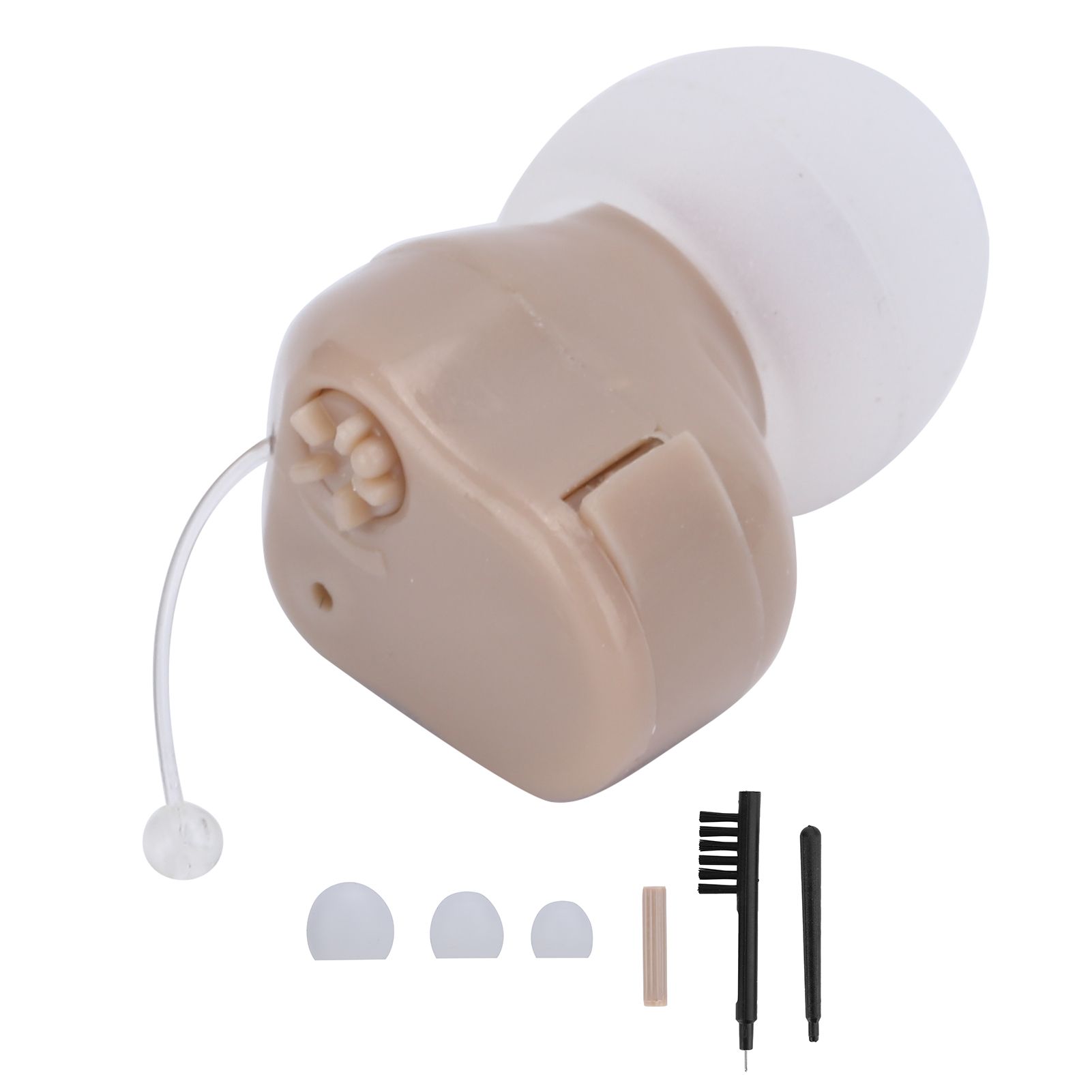CarMeng La 907 Ear Canal Headphones Hearing Aid Sound Amplifier Assist Mini Compact for Deafness Elderly